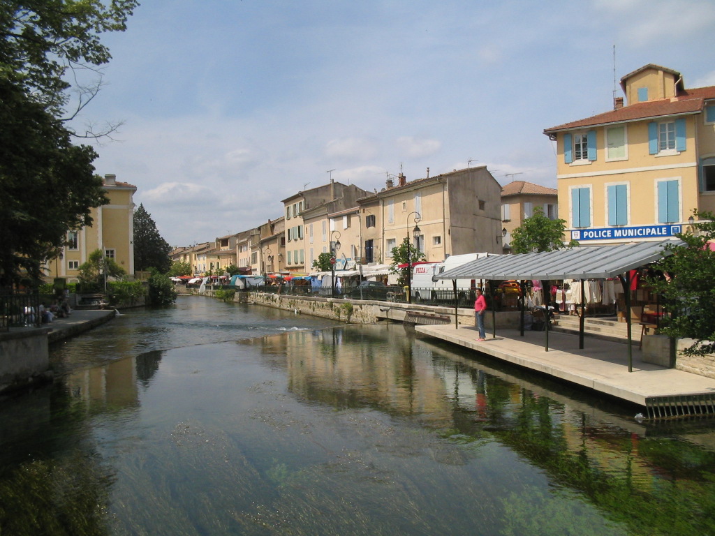 centre-vile de l'Isle sur la Sorgue