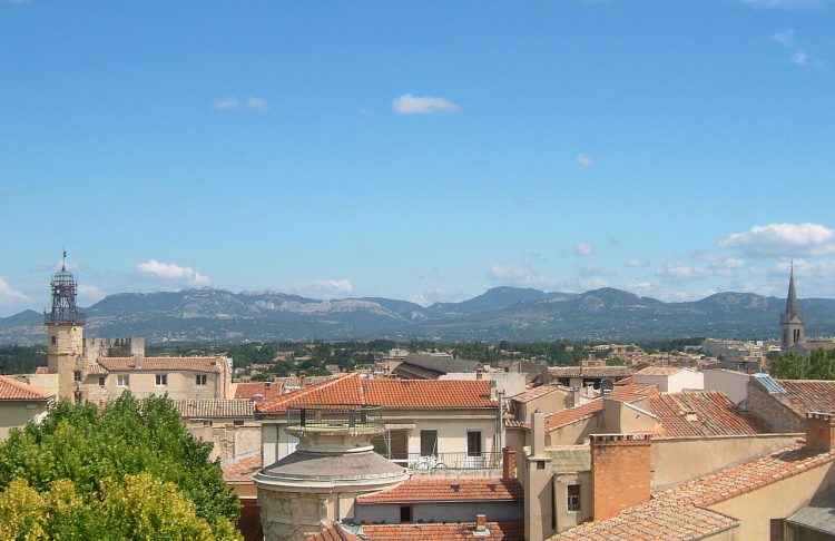 vue de la ville de Carpentras dans le Vaucluse